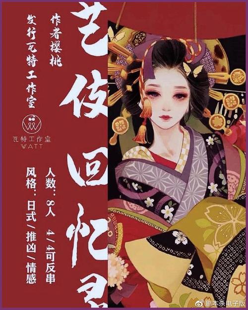 《藝伎回憶錄》劇本殺深度復盤 浮世繪下的真相與人心
